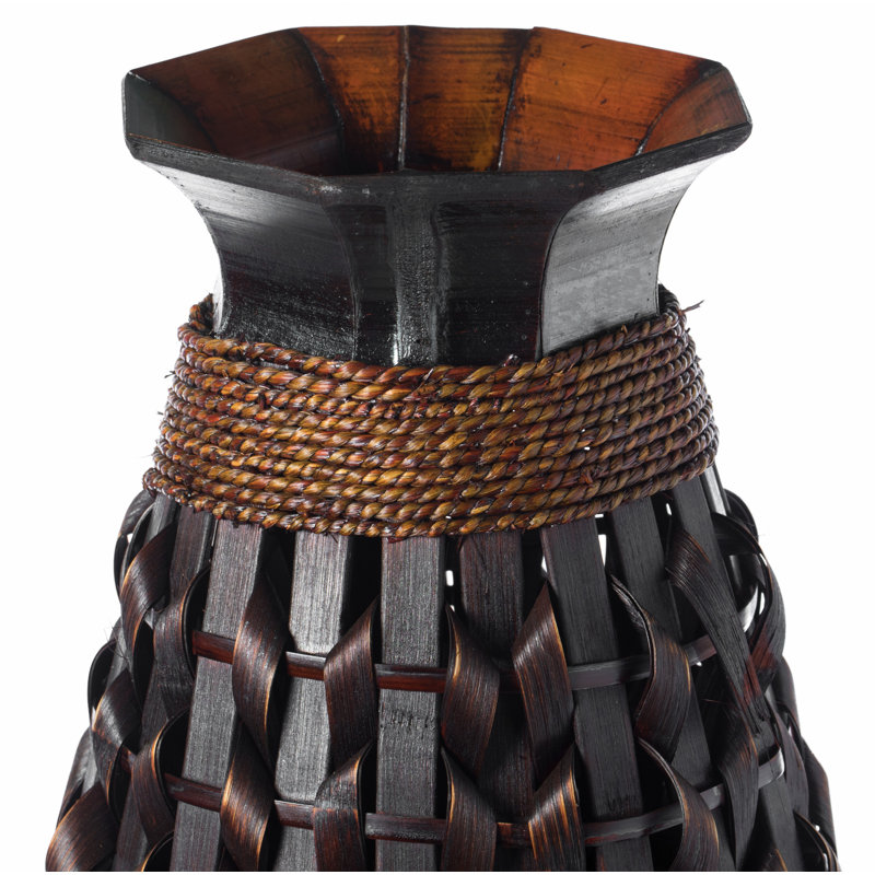 World Menagerie Wood Floor Vase & Reviews Wayfair